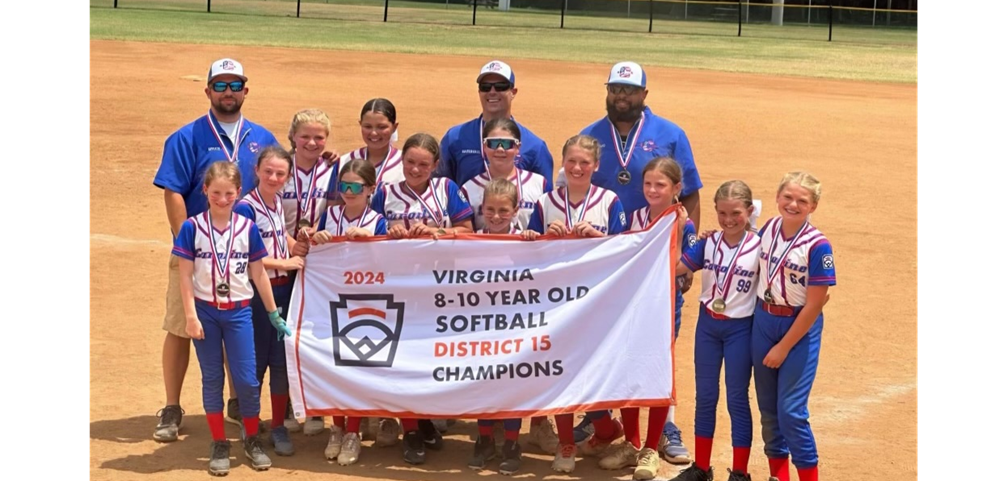 8-10 Softball District Champs 2024